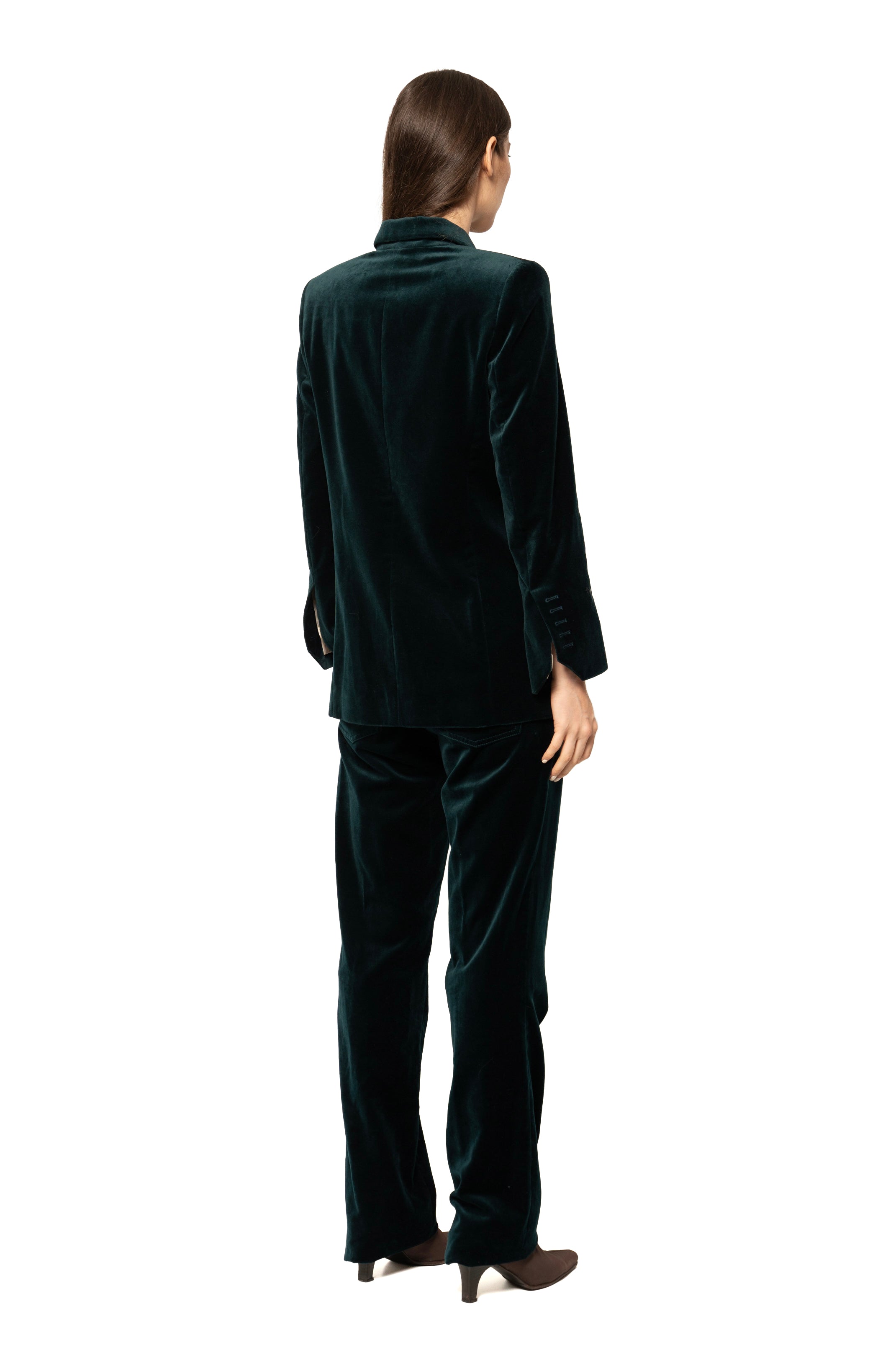 Zadig & Voltaire Velvet Double-Breasted Suit Set