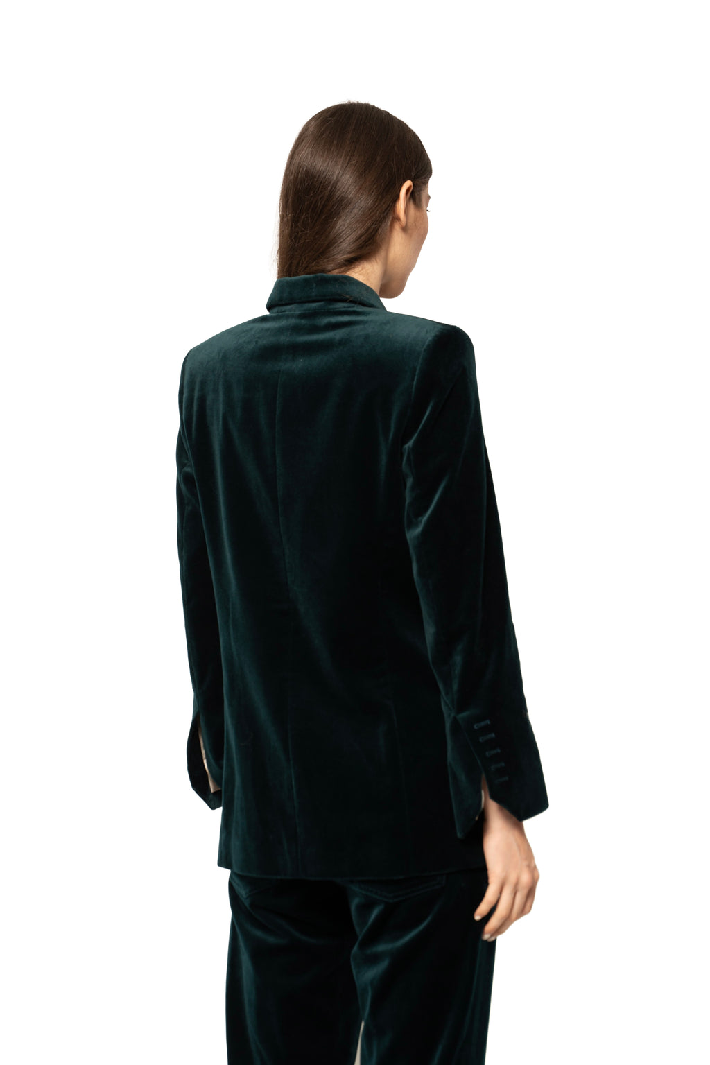 Zadig & Voltaire Velvet Double-Breasted Suit Set