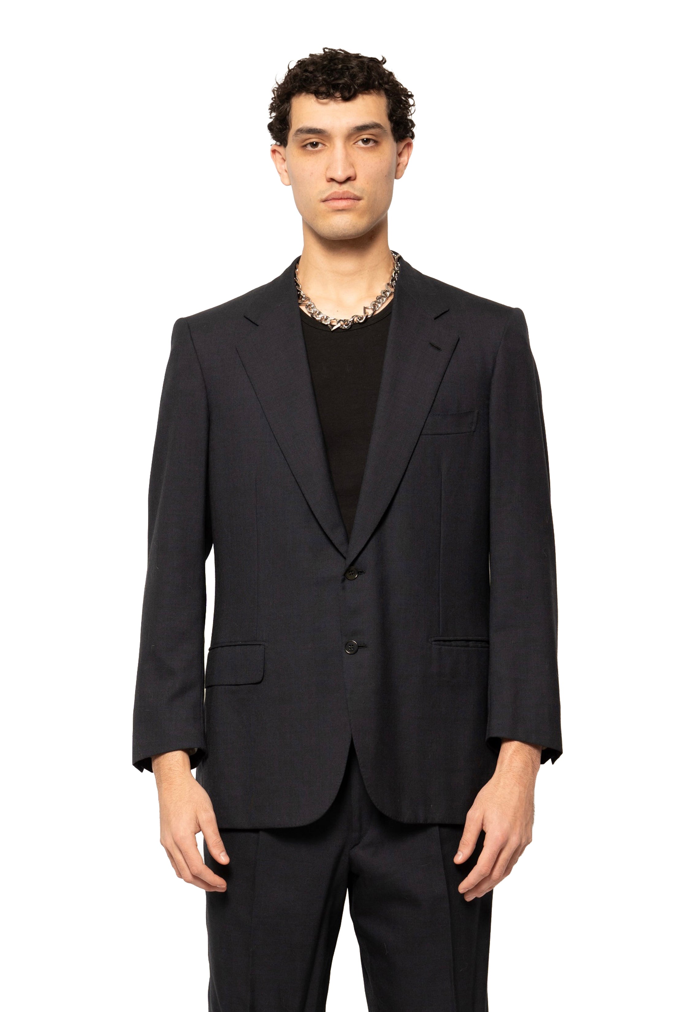 Brioni Palatino Midnight Blue Wool Suit