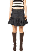 Sandro Flared Mini Skirt