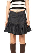 Sandro Flared Mini Skirt