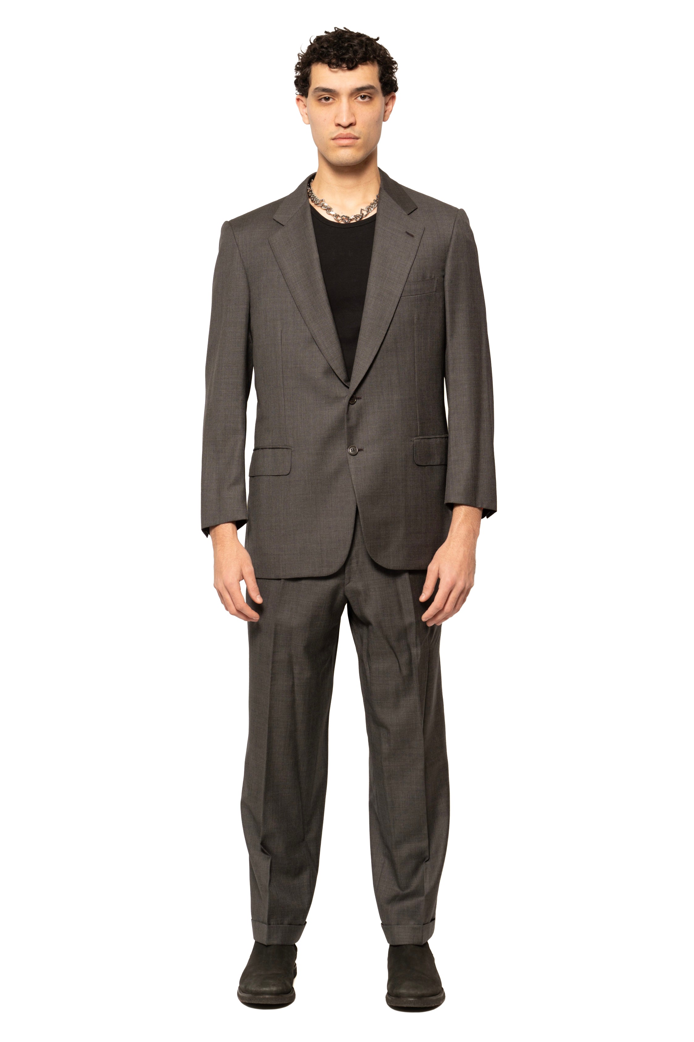 Brioni Palatino Grey Wool Suit