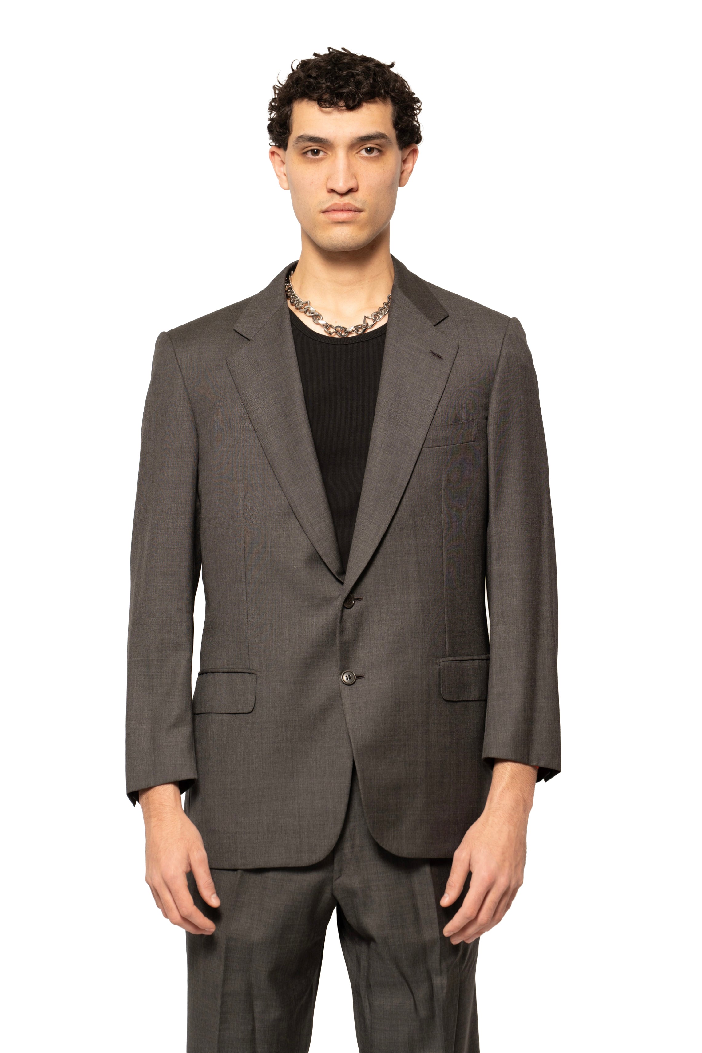 Brioni Palatino Grey Wool Suit