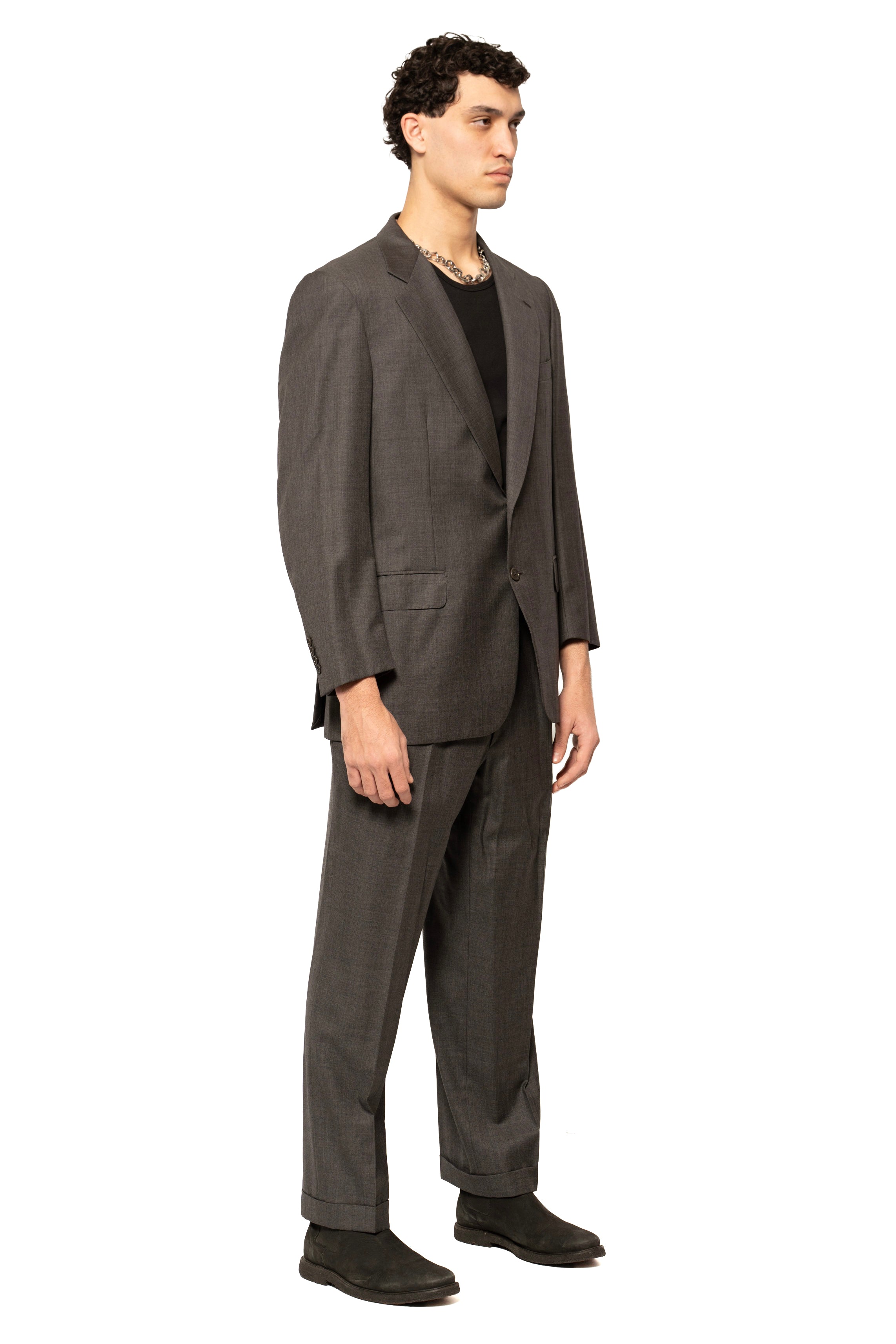Brioni Palatino Grey Wool Suit