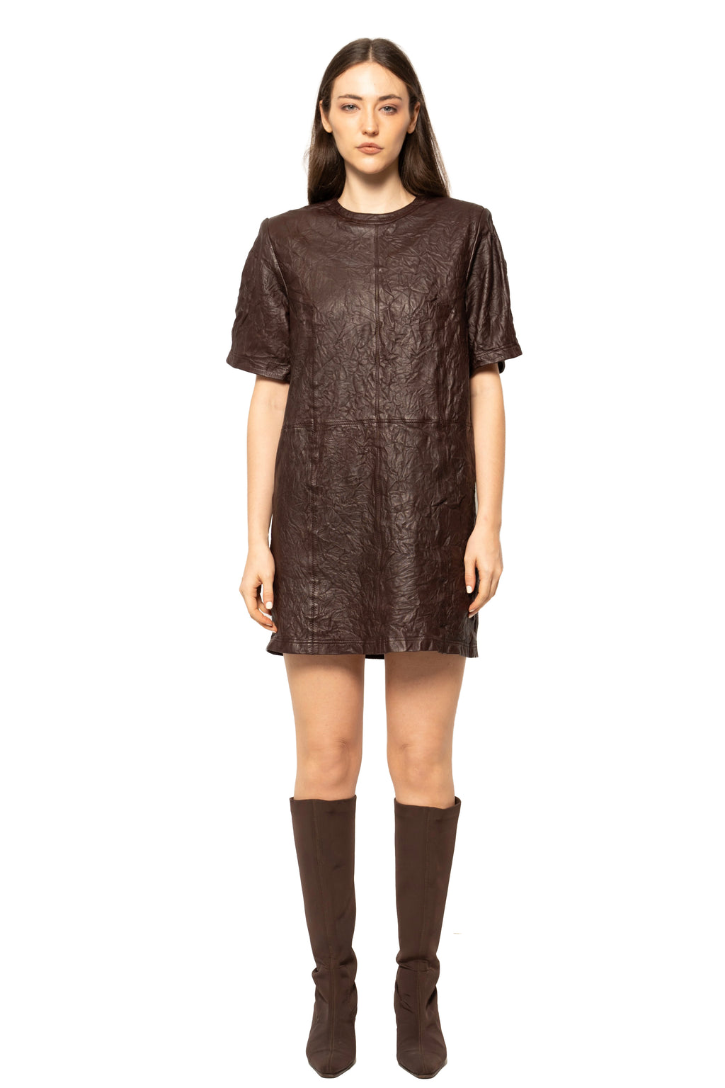 Zadig & Voltaire Leather Mini Dress