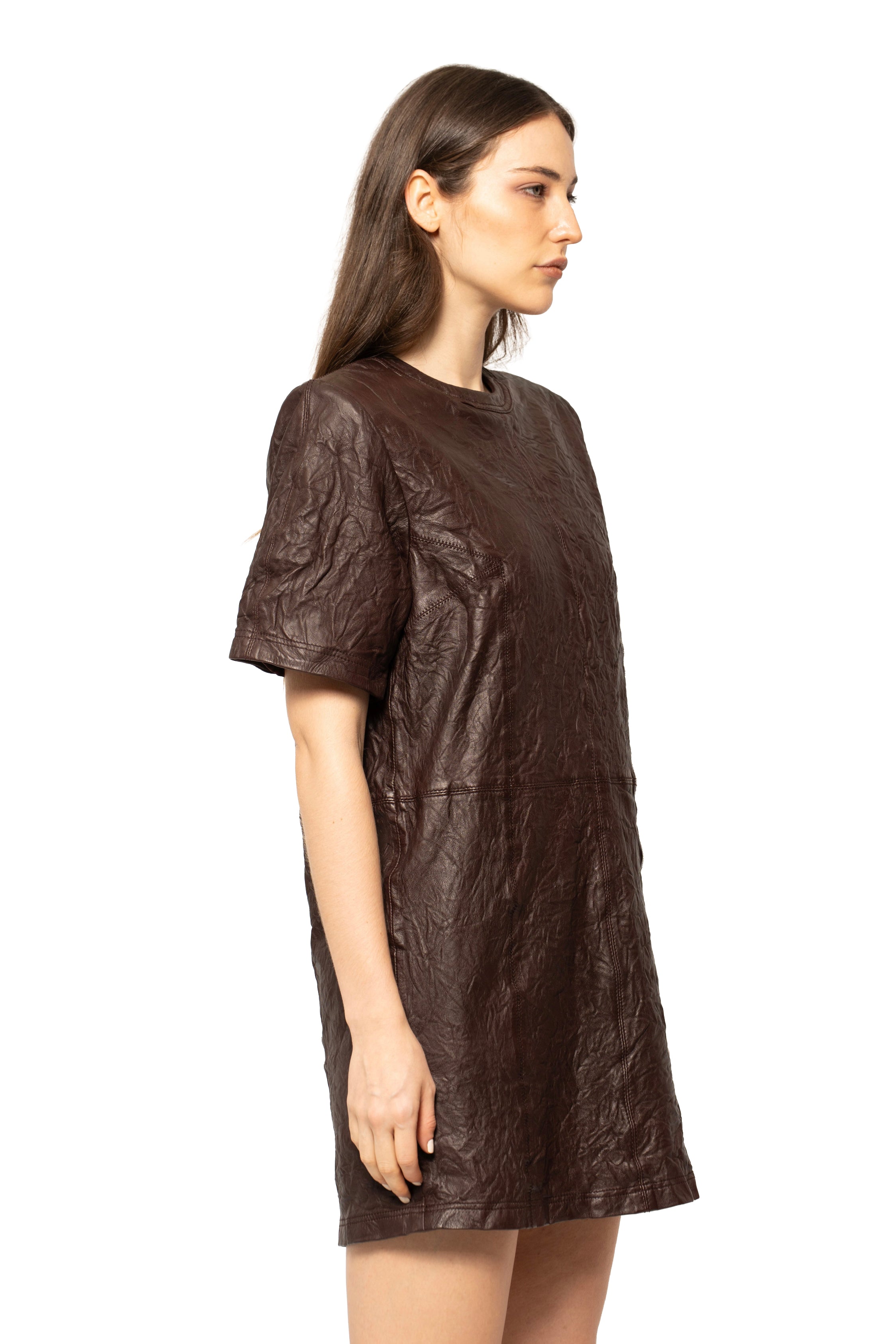 Zadig & Voltaire Leather Mini Dress