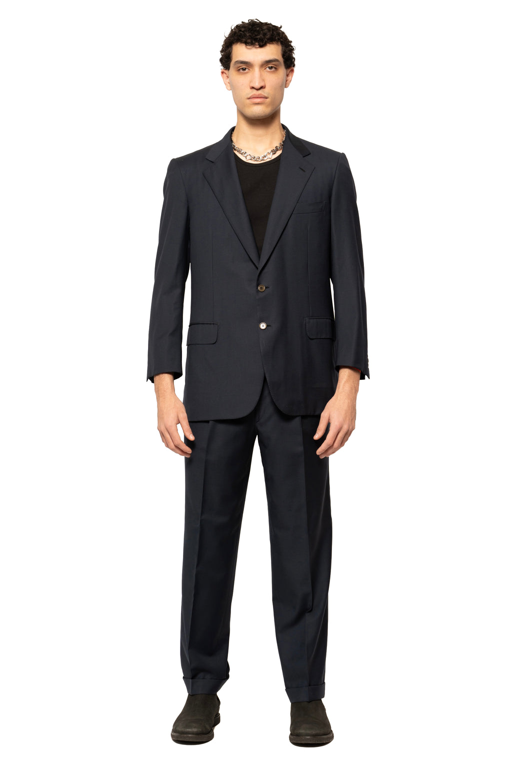 Brioni Palatino Navy Wool Suit
