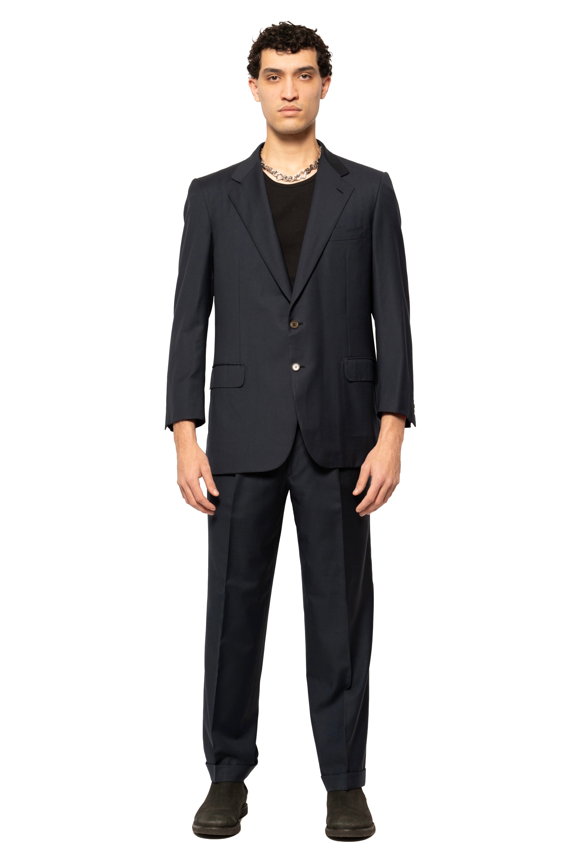 Brioni Palatino Navy Wool Suit