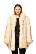 Handcrafted Arctic Fox Fur Coat