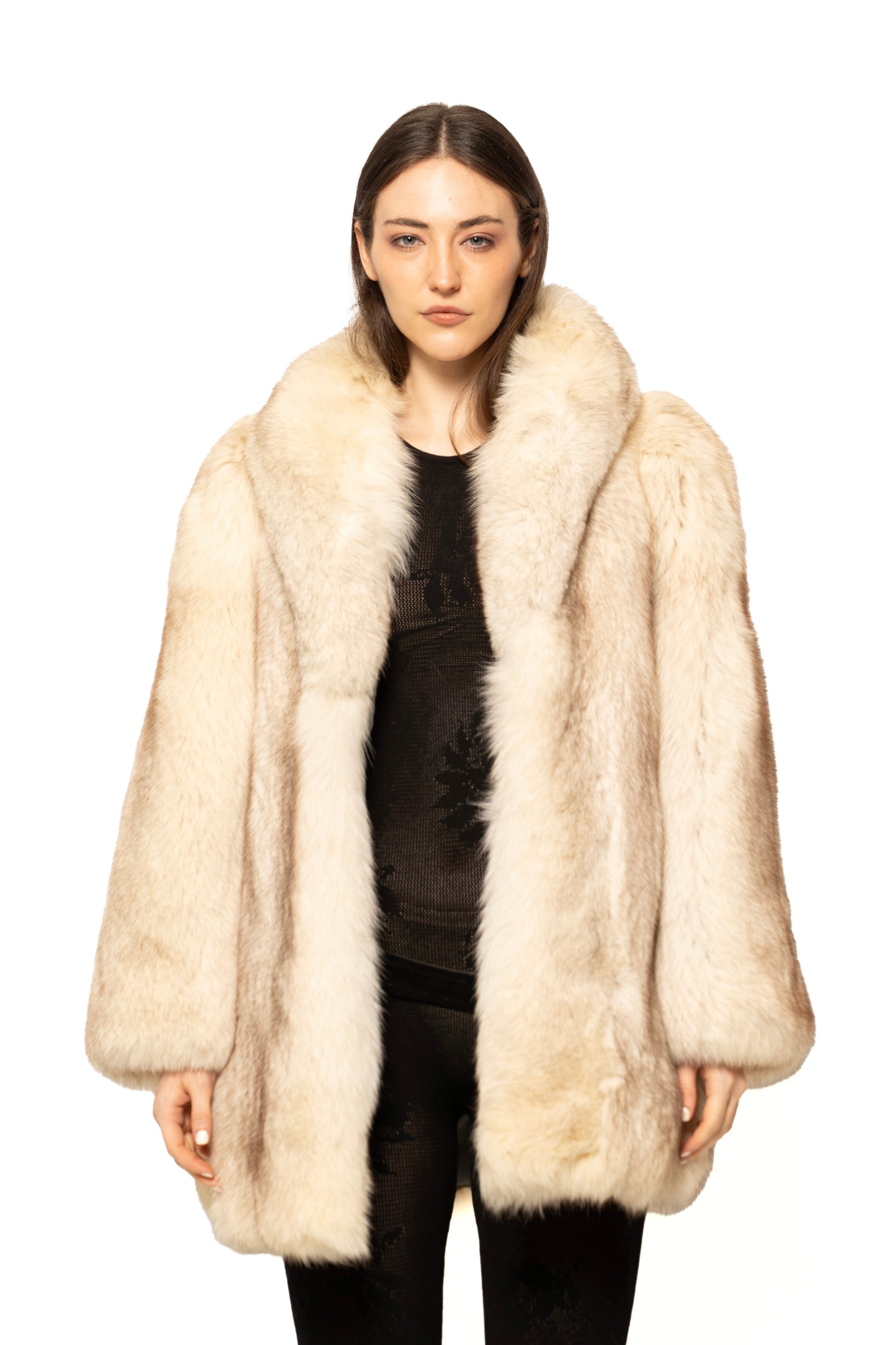 Handcrafted Arctic Fox Fur Coat