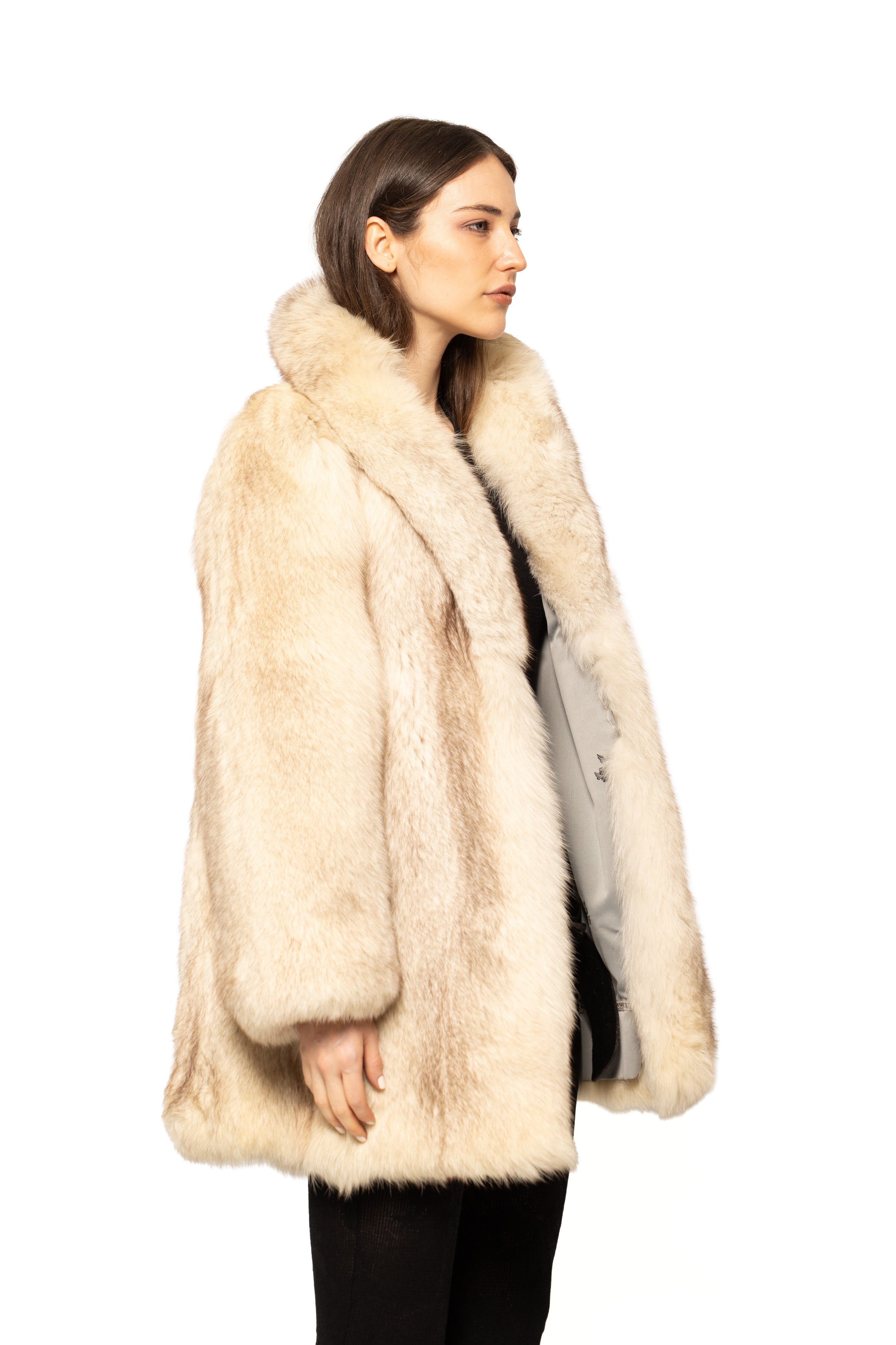 Handcrafted Arctic Fox Fur Coat
