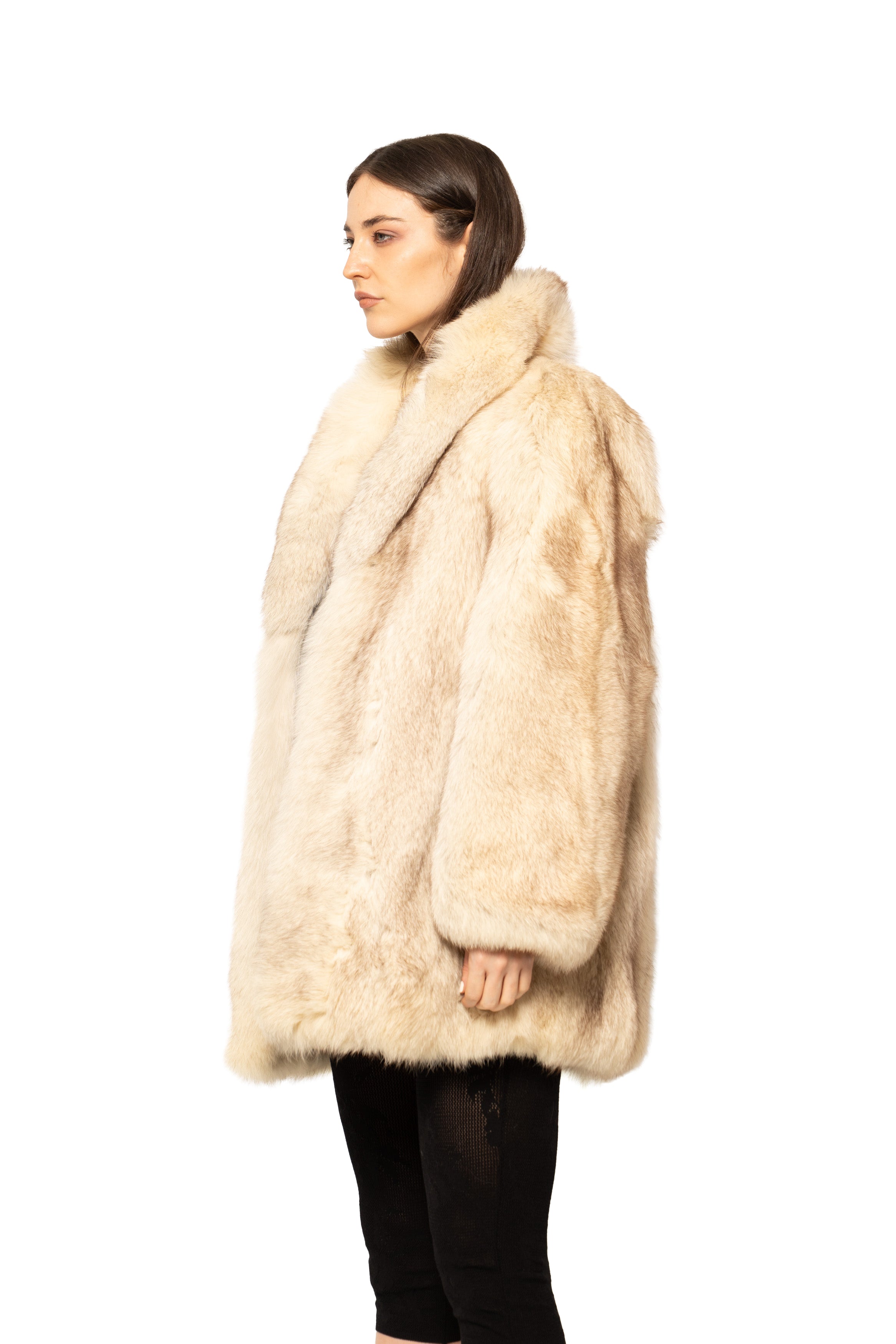 Handcrafted Arctic Fox Fur Coat