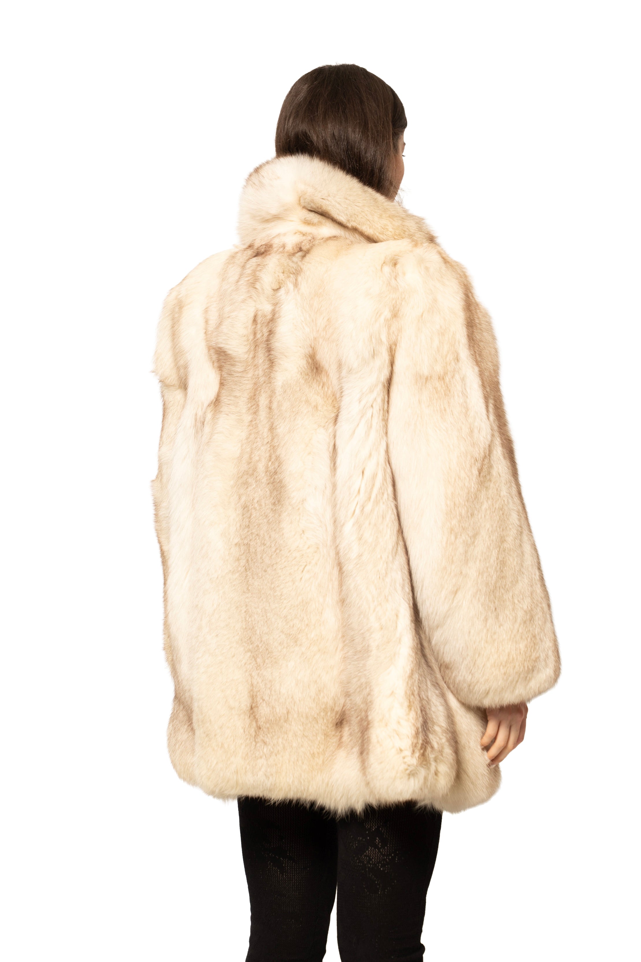 Handcrafted Arctic Fox Fur Coat