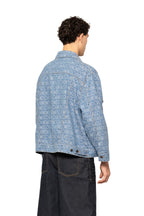 Moschino Monogram-Print Denim Jacket