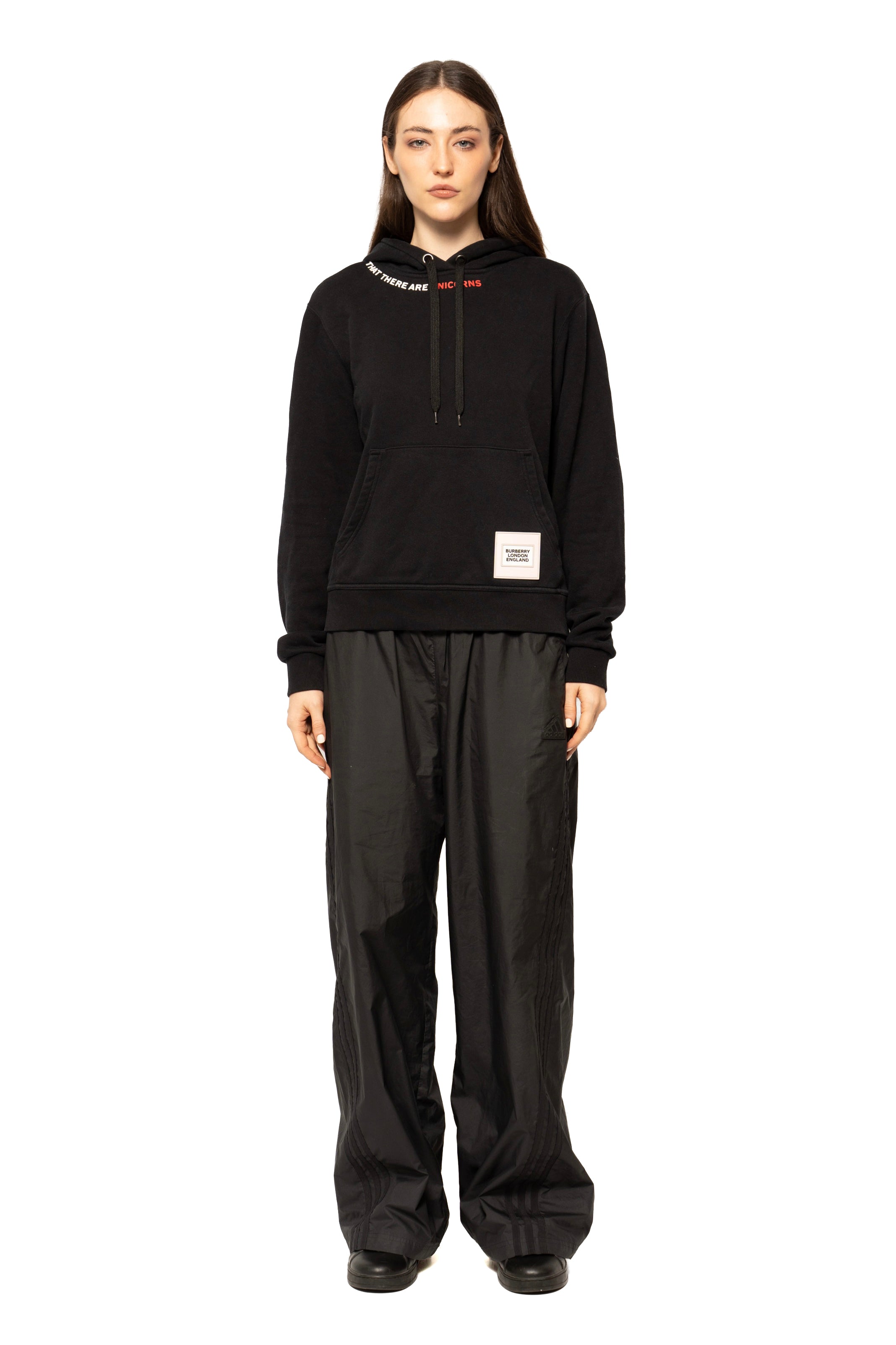 Burberry Unicorn Quote Cotton Hoodie