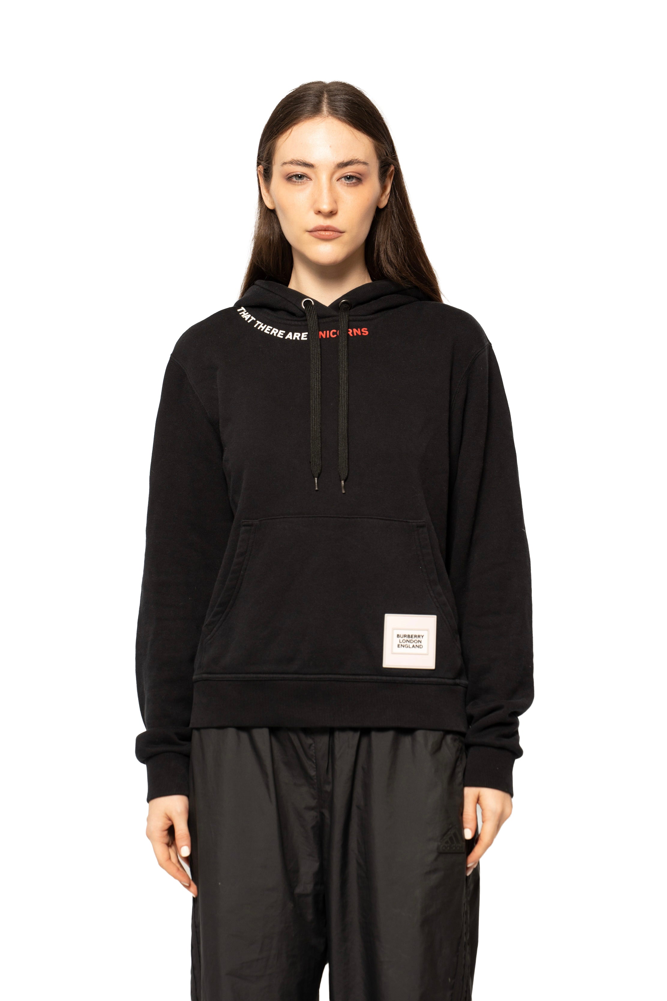 Burberry Unicorn Quote Cotton Hoodie