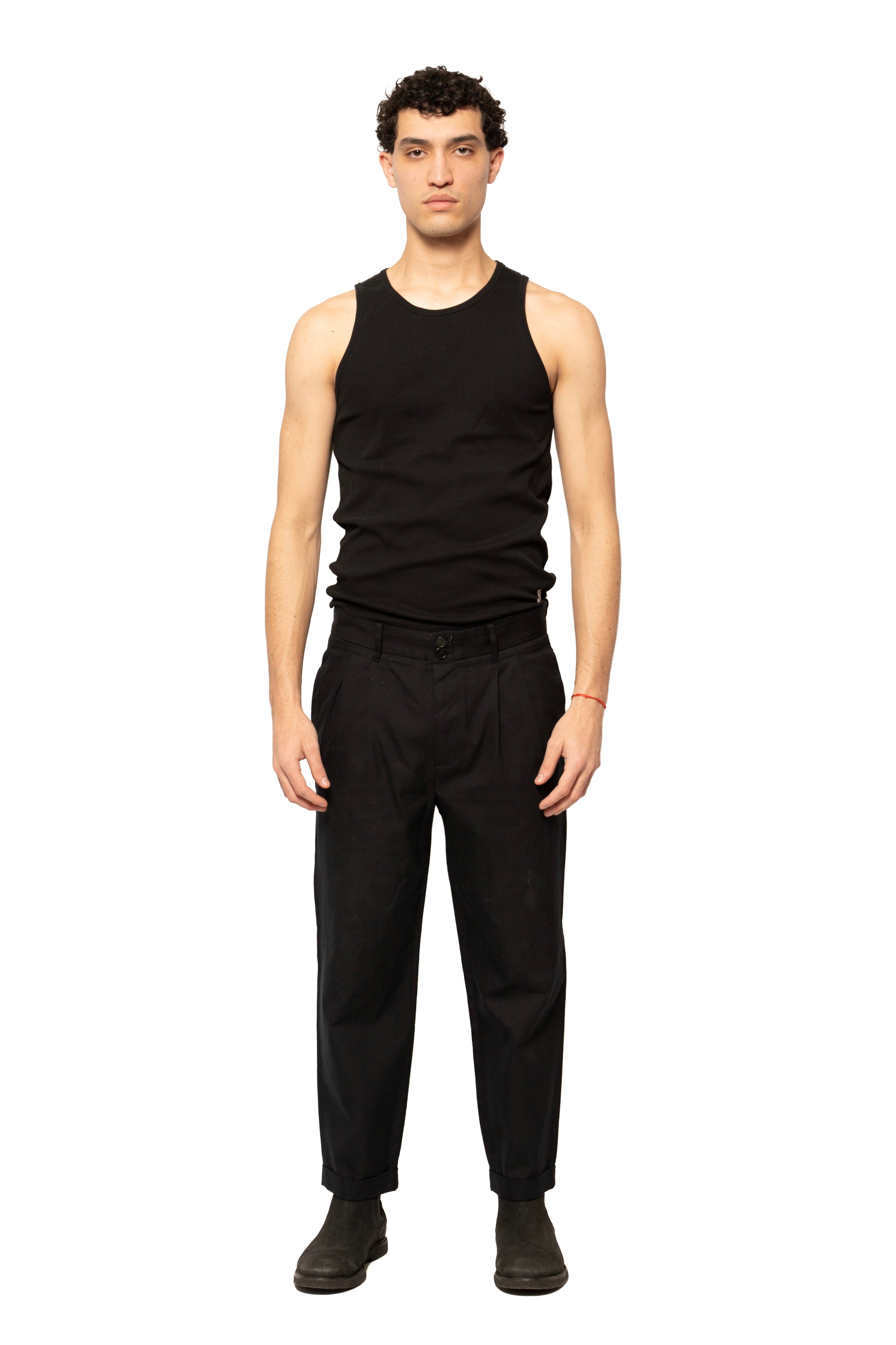 AllSaints Tapered Pleated Trousers
