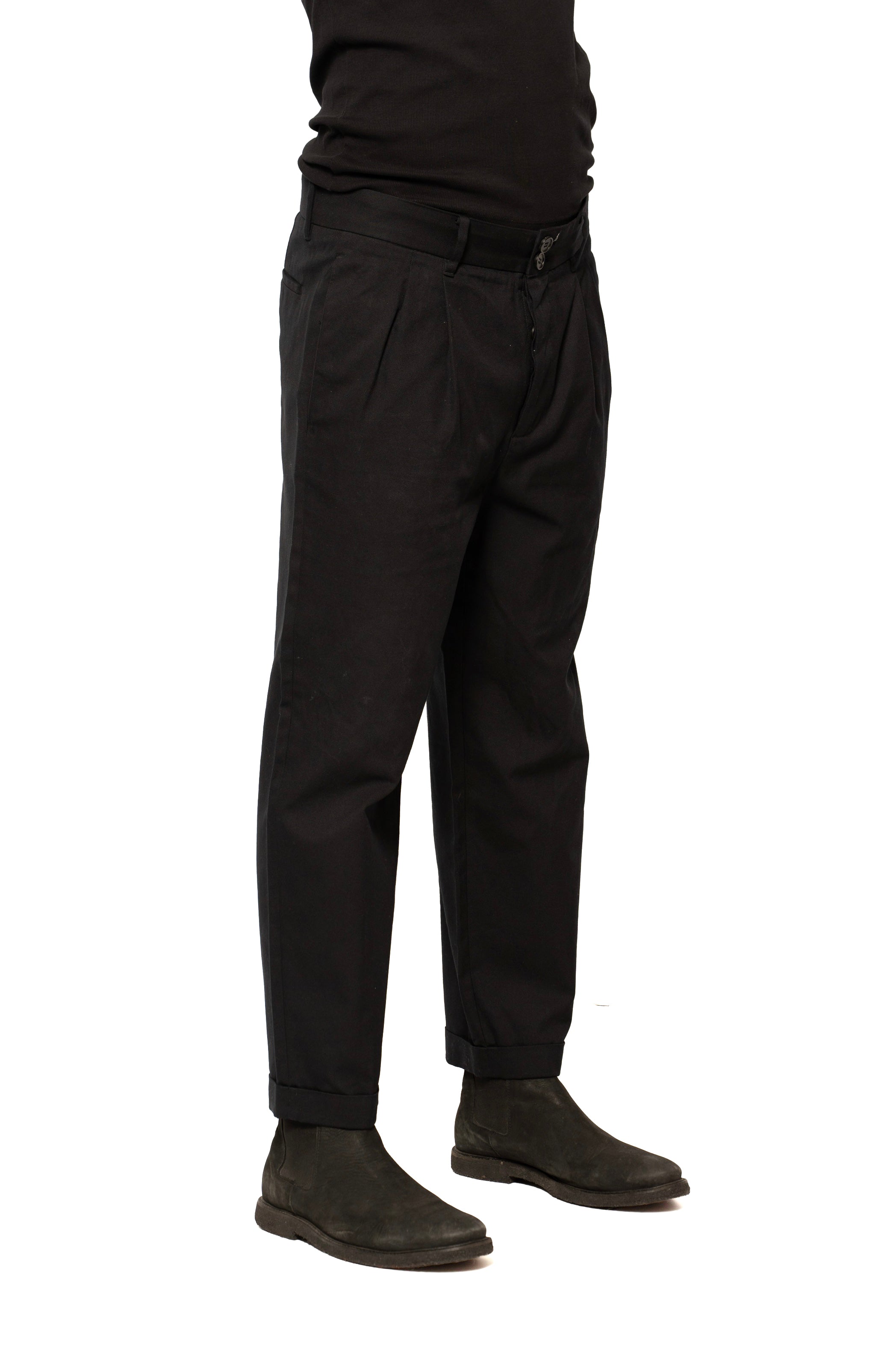 AllSaints Tapered Pleated Trousers