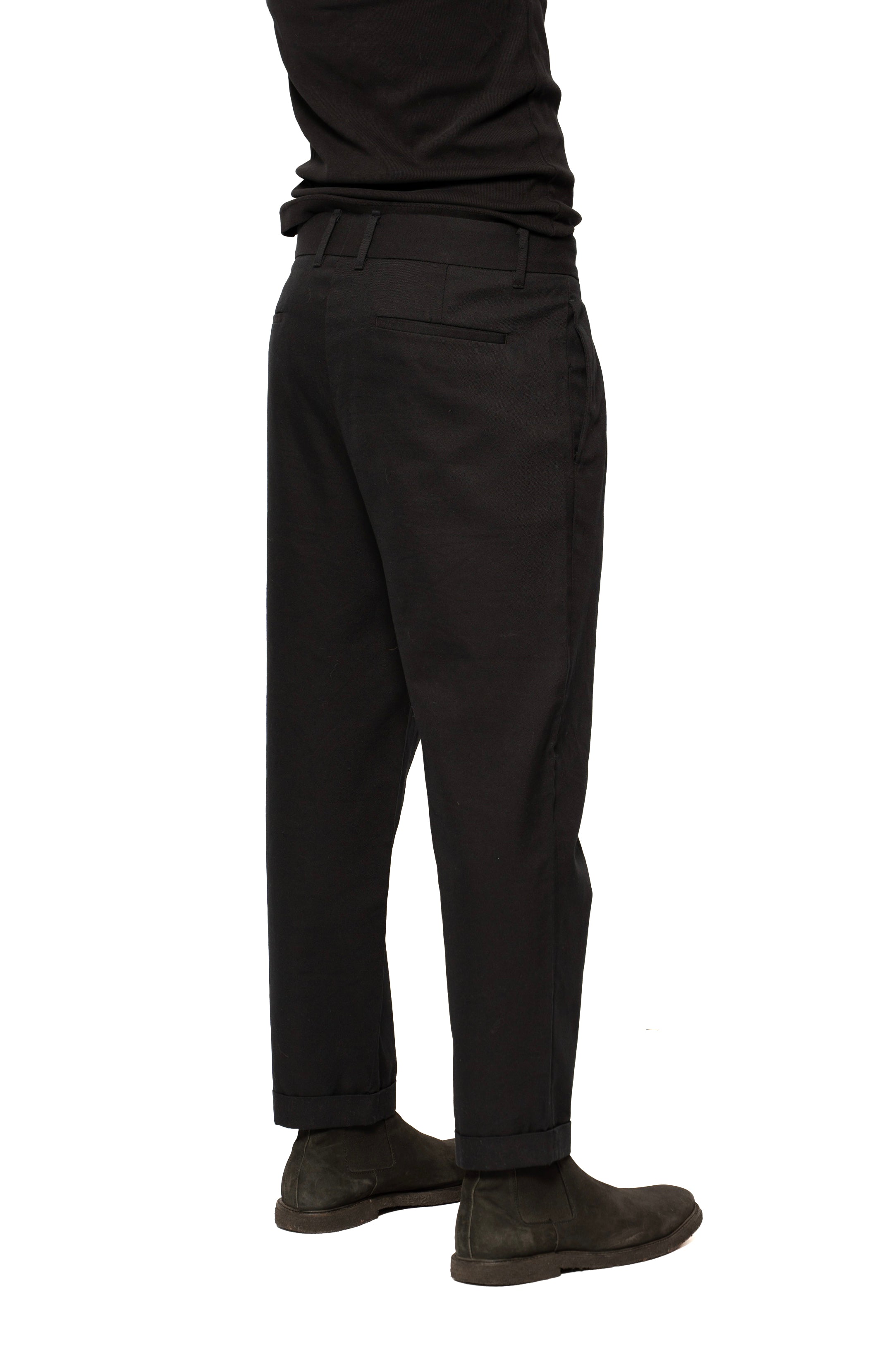 AllSaints Tapered Pleated Trousers