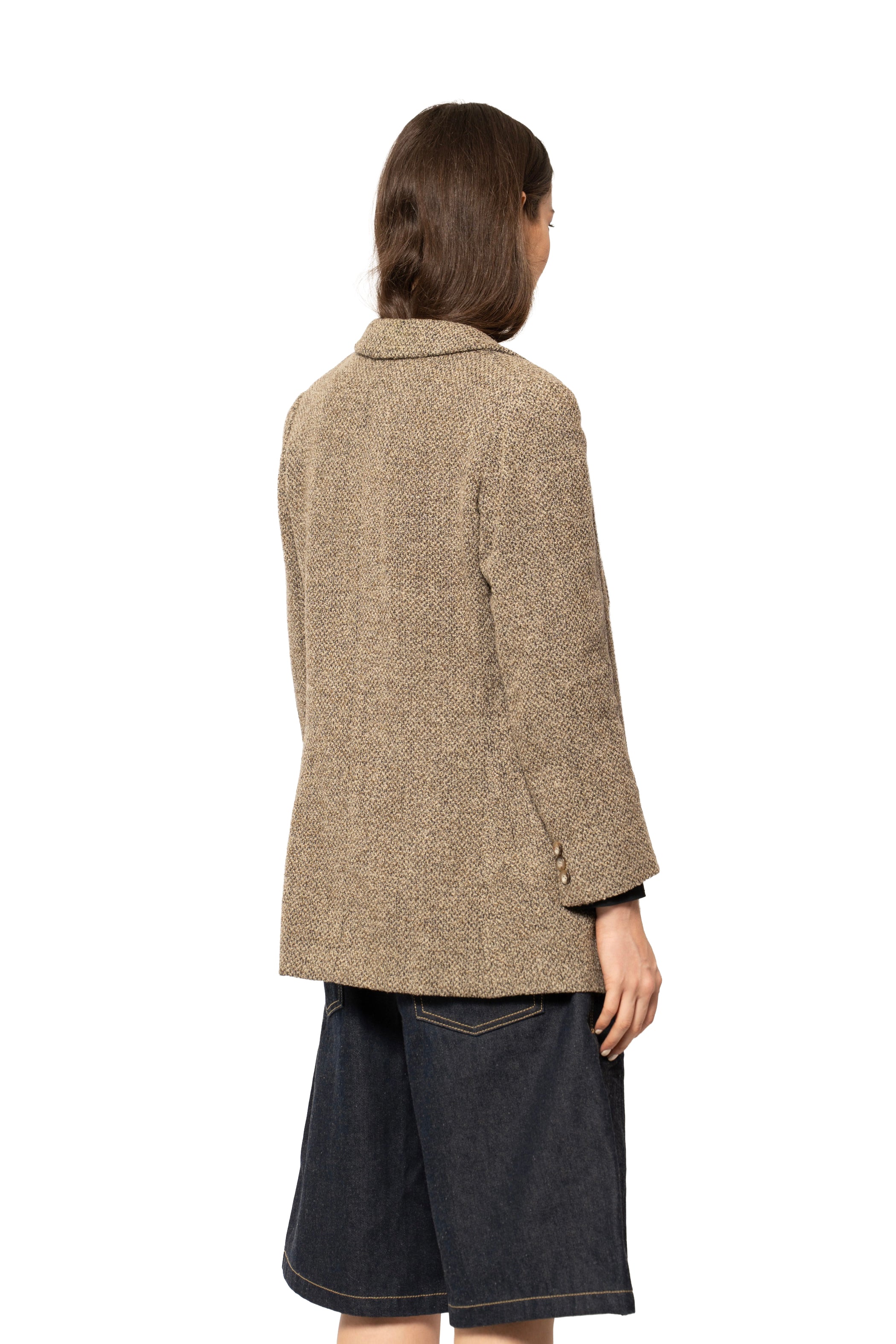 Max Mara Wool Blend Tweed Blazer