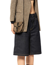 Fendi Selleria Leather Saddle Crossbody Bag