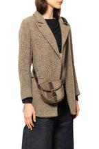 Fendi Selleria Leather Saddle Crossbody Bag
