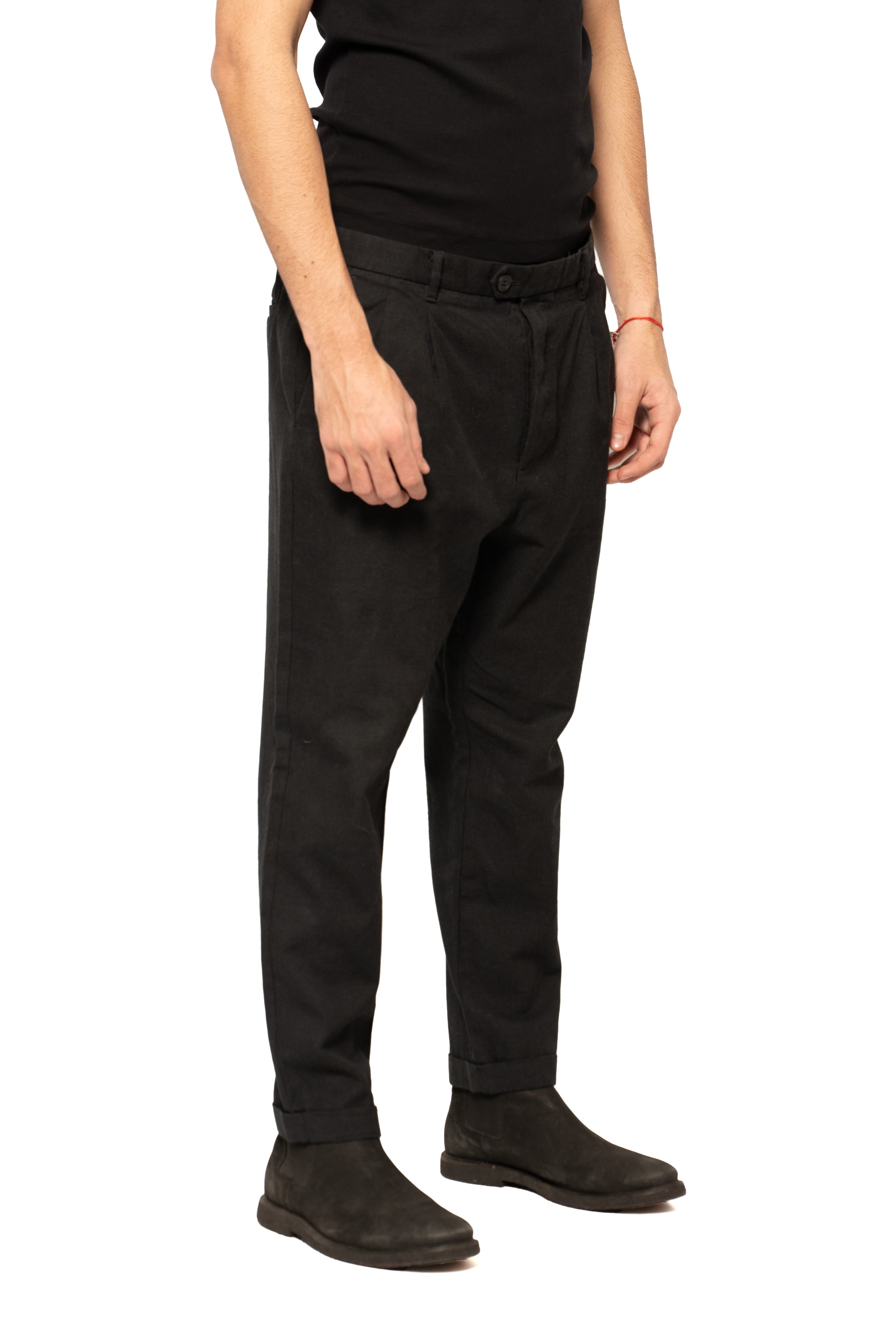 AllSaints Pleated Cropped Trousers