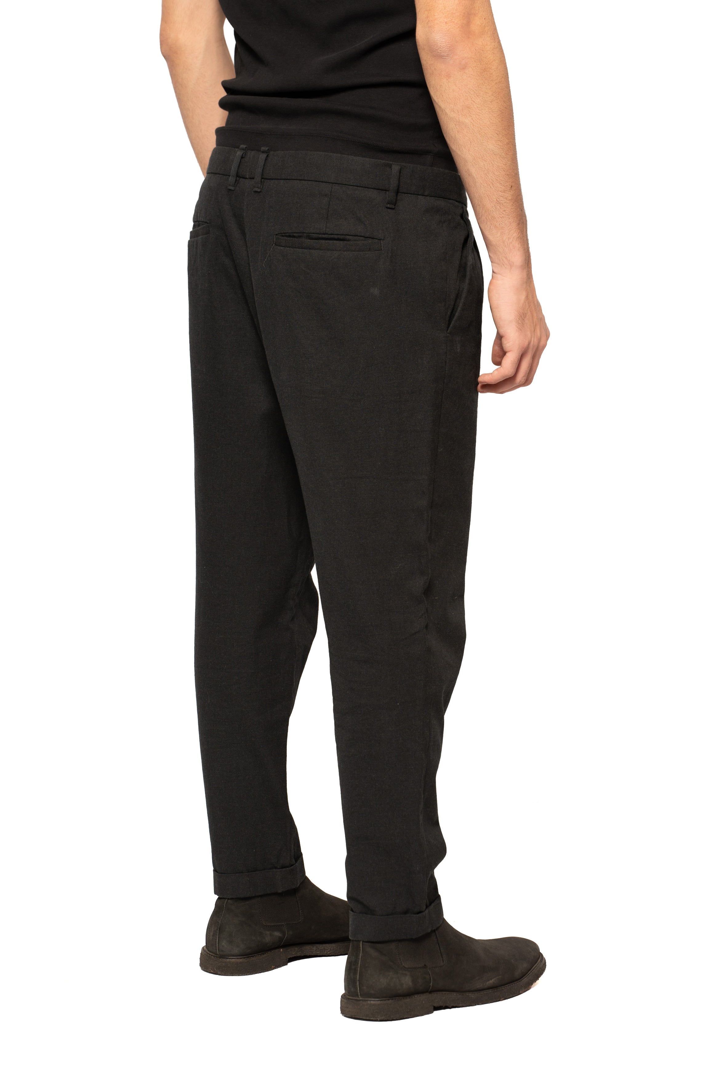AllSaints Pleated Cropped Trousers