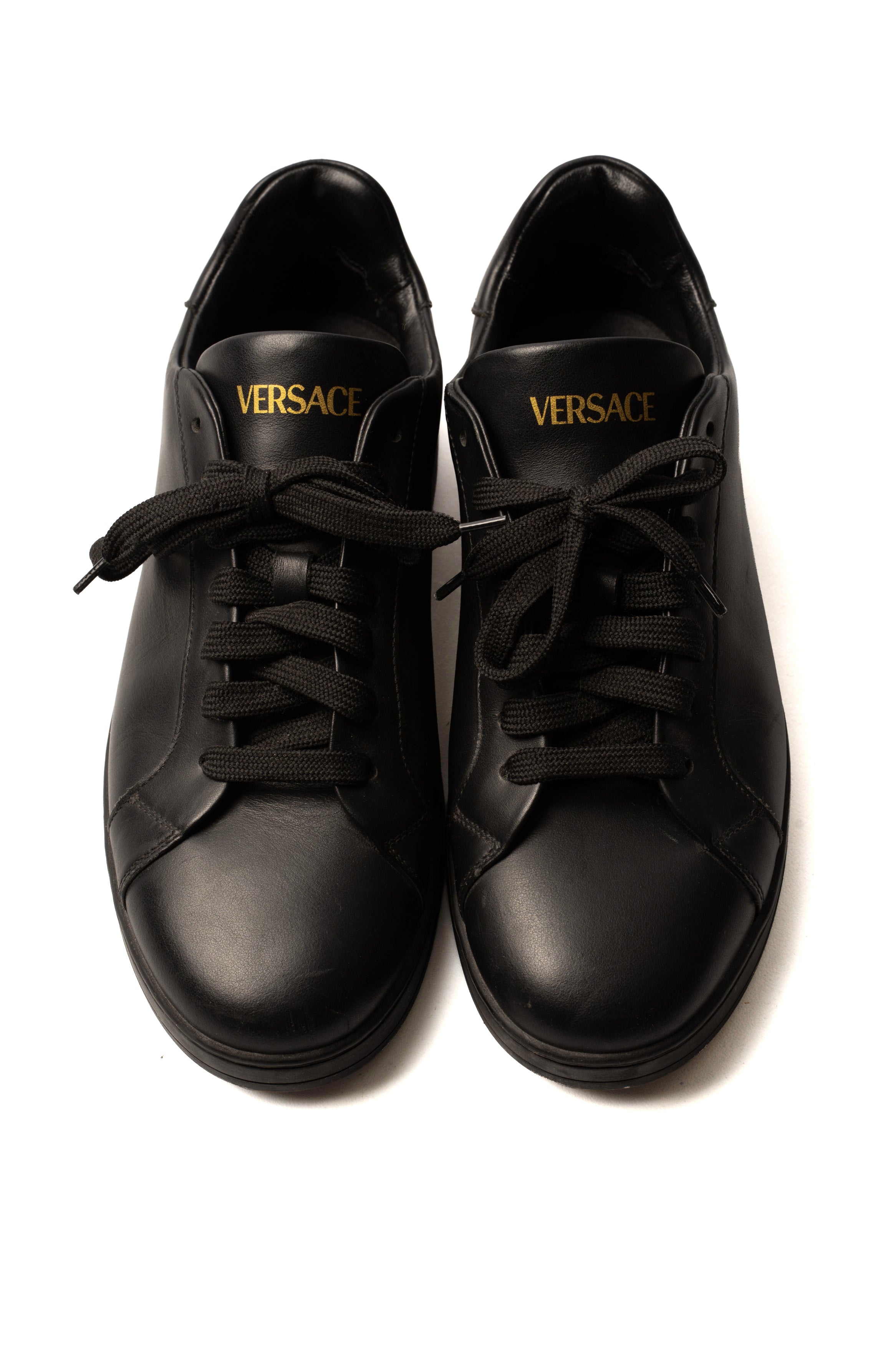 Versace Greca Leather Sneakers