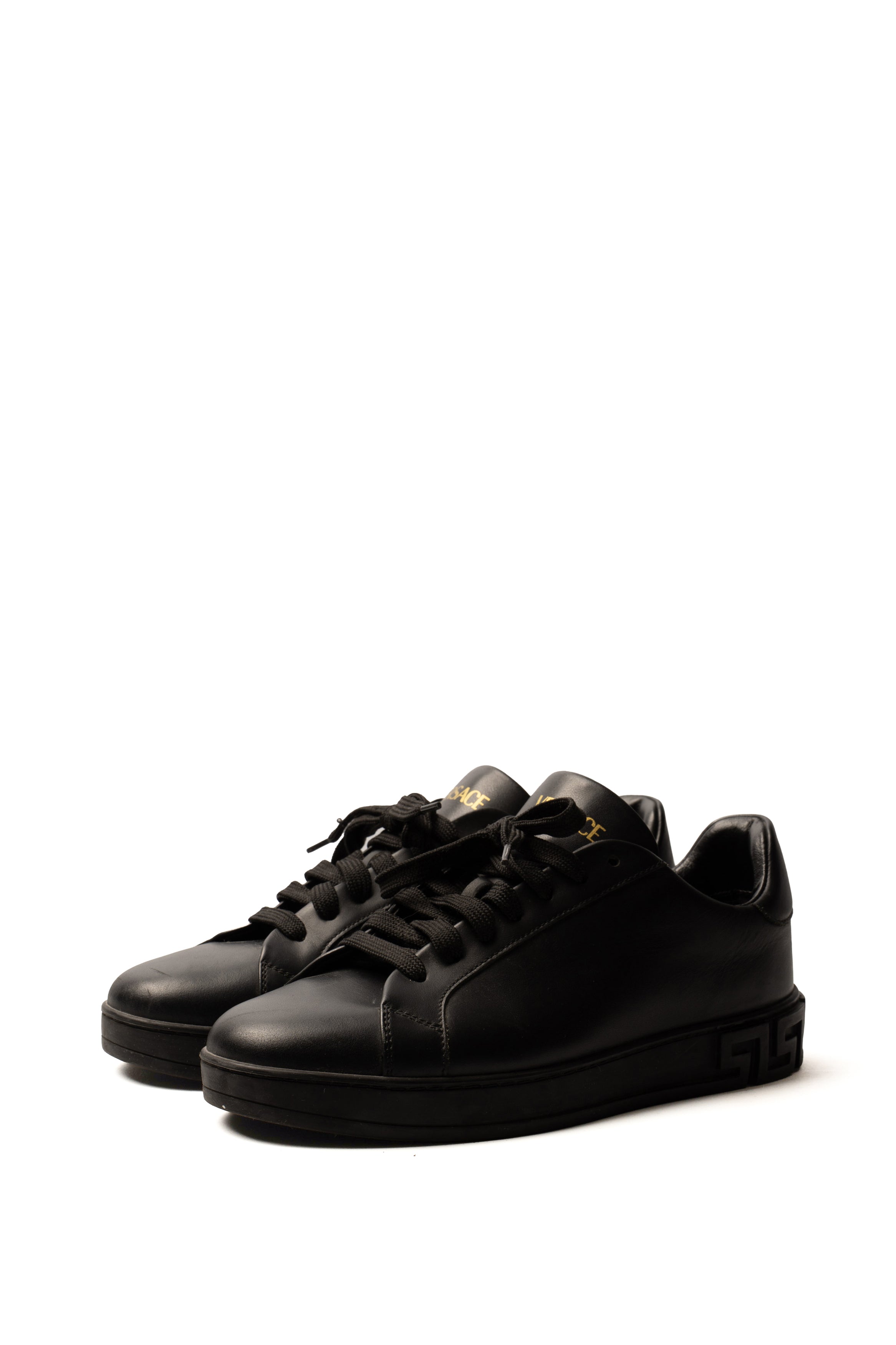 Versace Greca Leather Sneakers