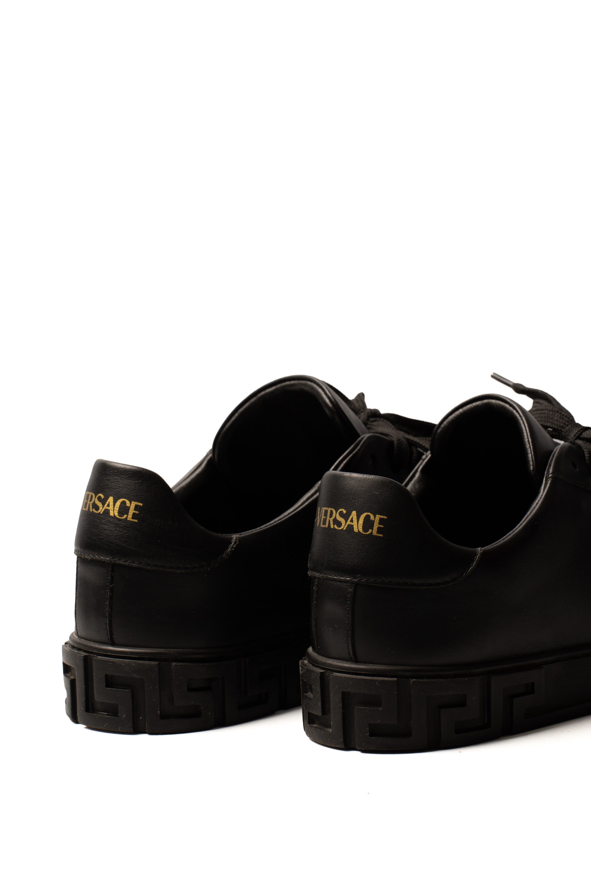 Versace Greca Leather Sneakers