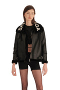 Balenciaga Le Bombardier Shearling Jacket