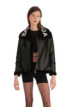 Balenciaga Le Bombardier Shearling Jacket