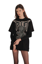 Philipp Plein Spray-Effect Teddy Bear-Print T-Shirt
