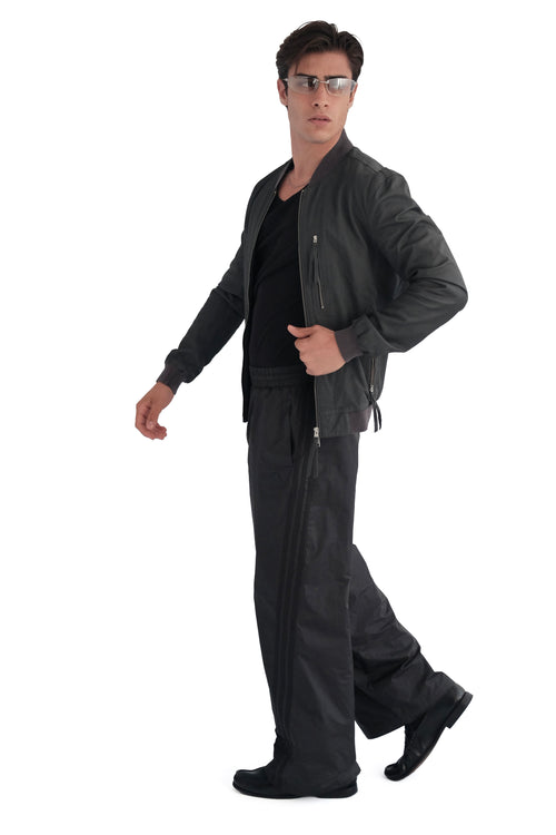 AllSaints Blythe Leather Bomber Jacket